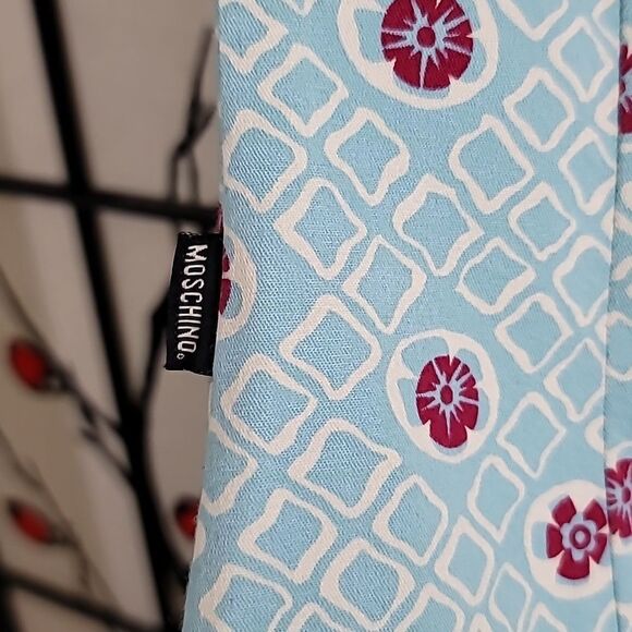 Vintage Moschino Mixed Print Halter Dress - Picture 5 of 8